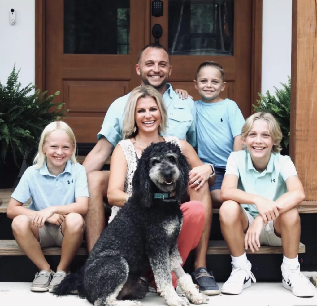 Grant Garab, founder of We Are Home Buyers, and his family.