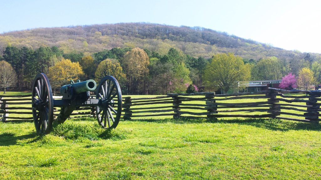 Historic battlefield in Kennesaw Georgia